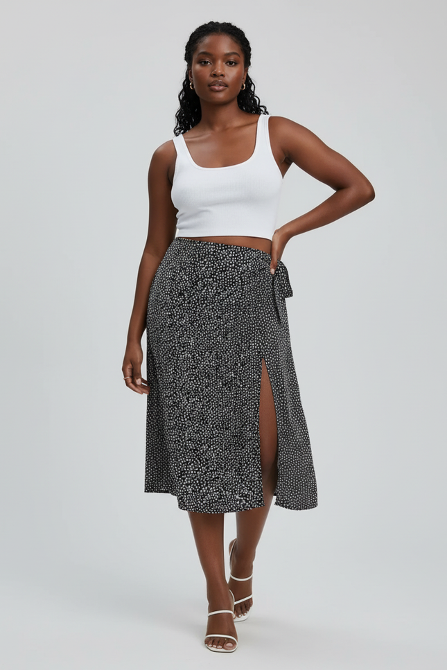 Jupe Portefeuille Grande Taille