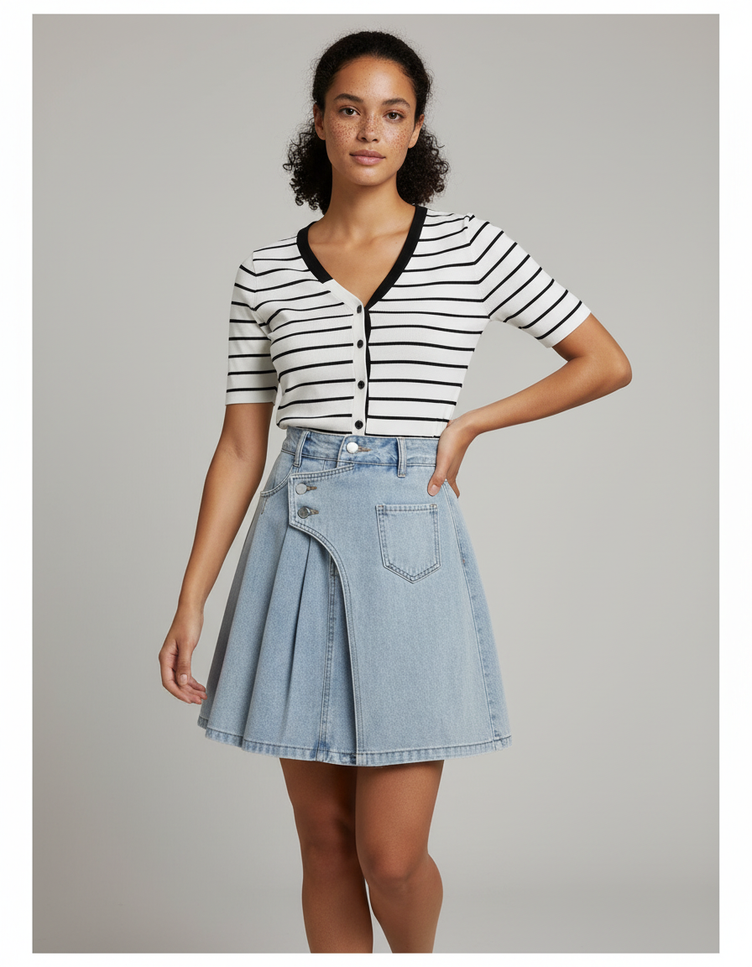 Jupe Effet Portefeuille