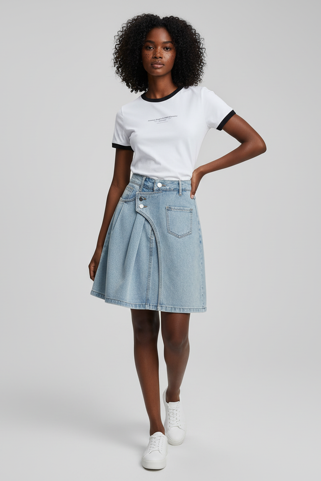 Jupe En Jean Portefeuille