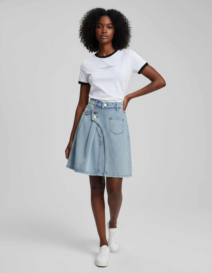 Jupe En Jean Portefeuille