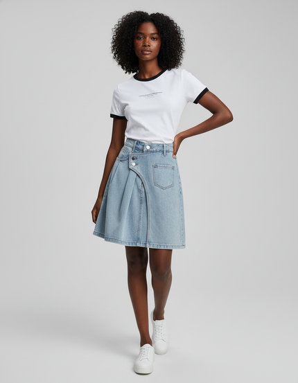 Jupe En Jean Portefeuille