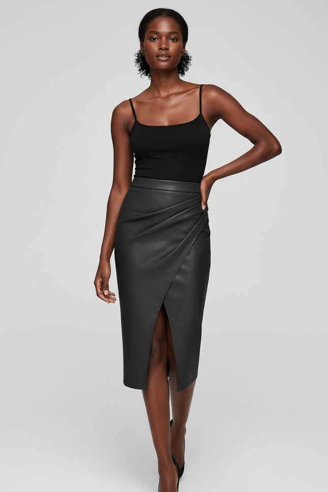 Jupe Crayon Portefeuille