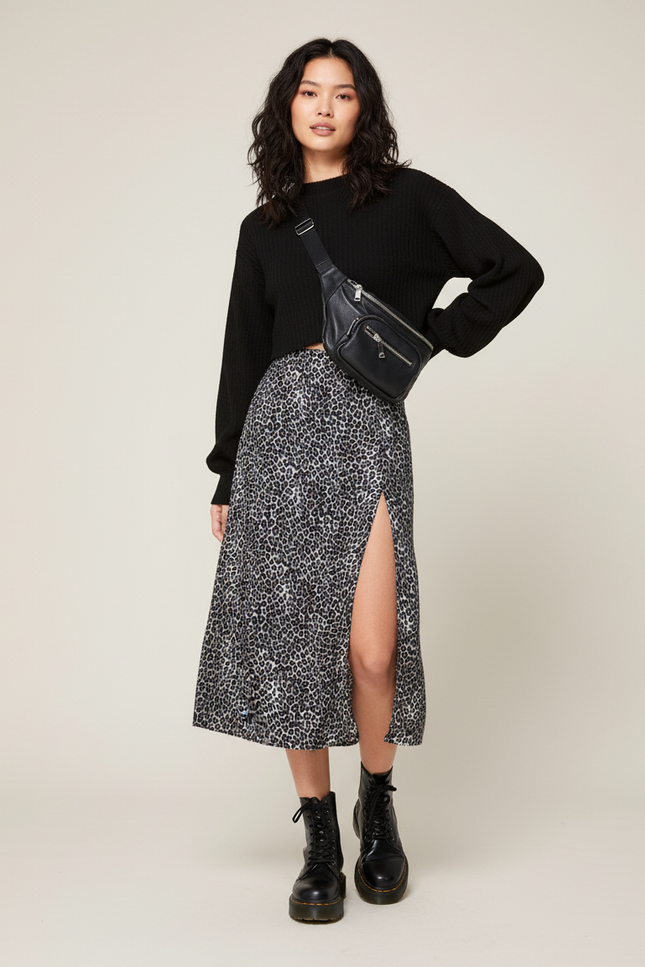 Jupe Leopard Portefeuille