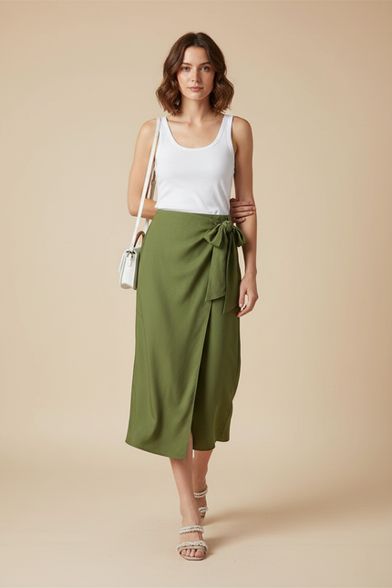 Jupe Portefeuille A Nouer