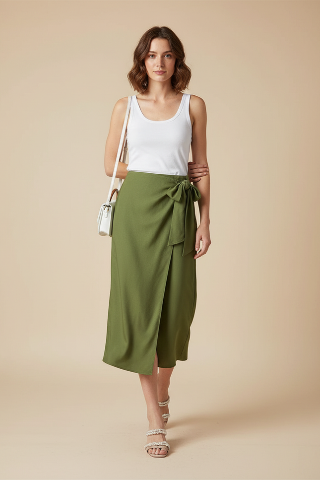 Jupe Portefeuille A Nouer