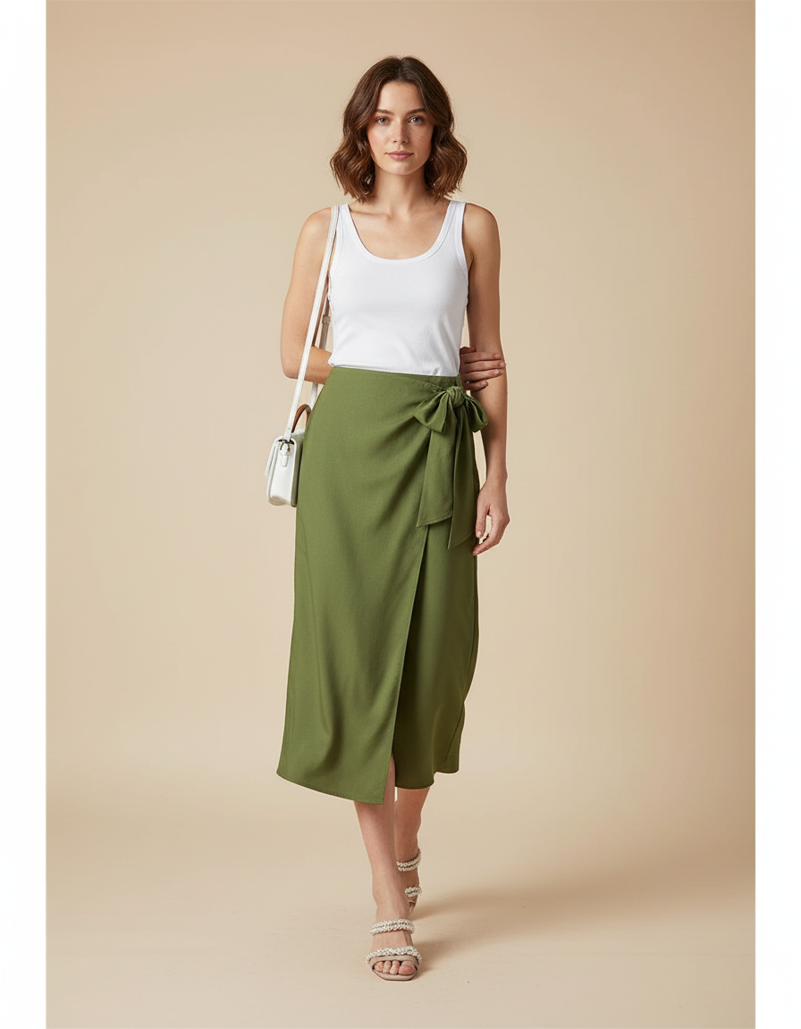 Jupe Portefeuille A Nouer