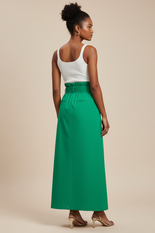 Jupe Longue Portefeuille Fendue