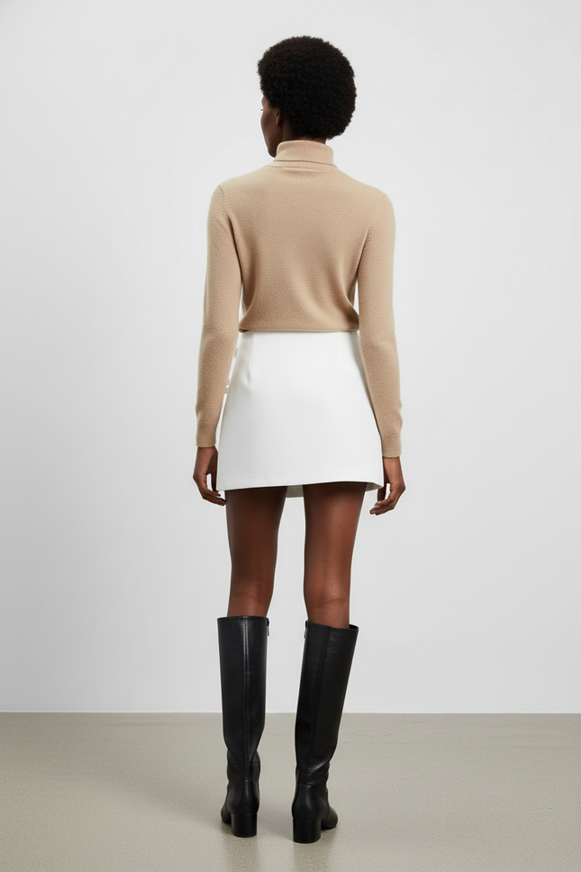 Jupe Short Portefeuille Femme