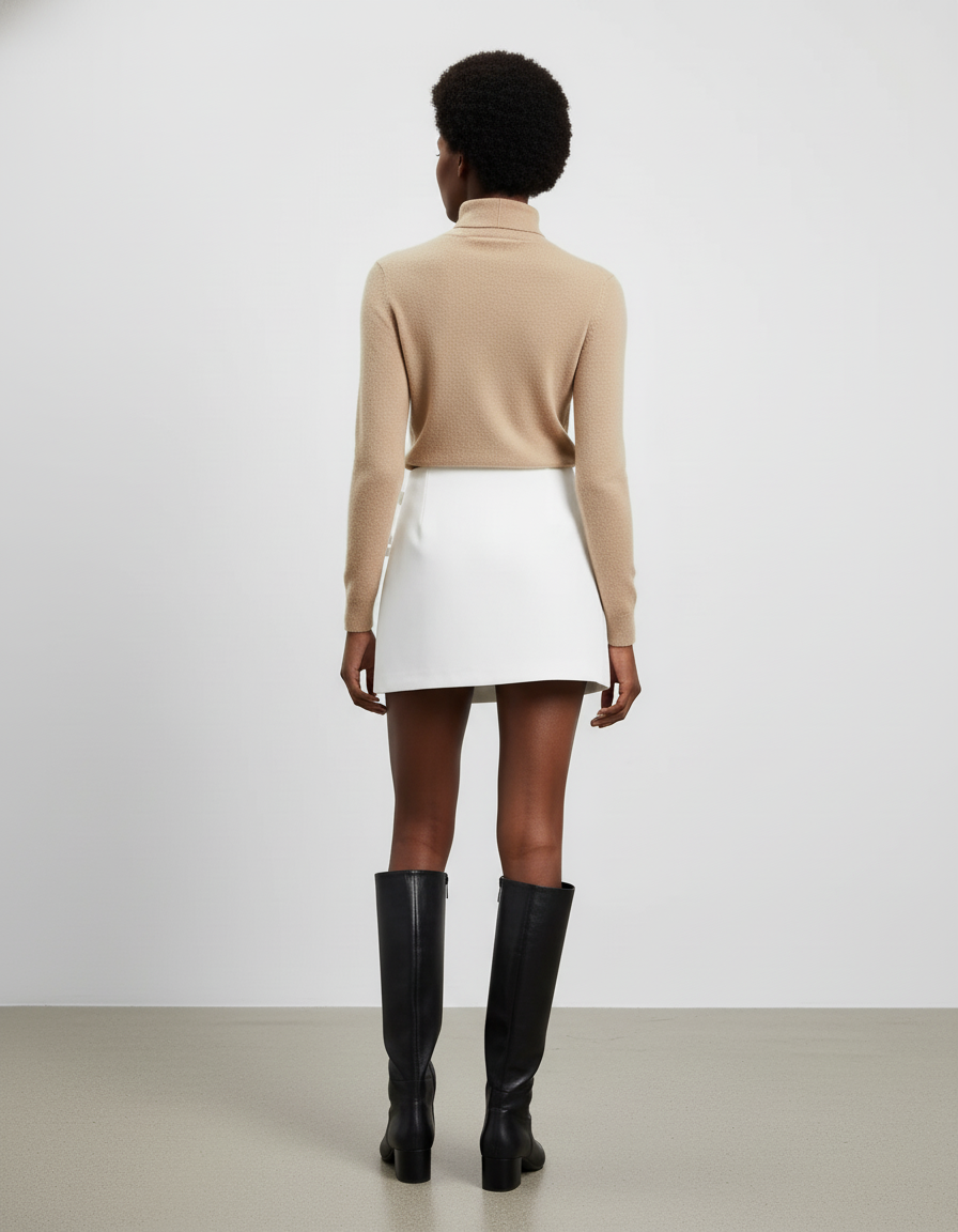 Jupe Short Portefeuille Femme