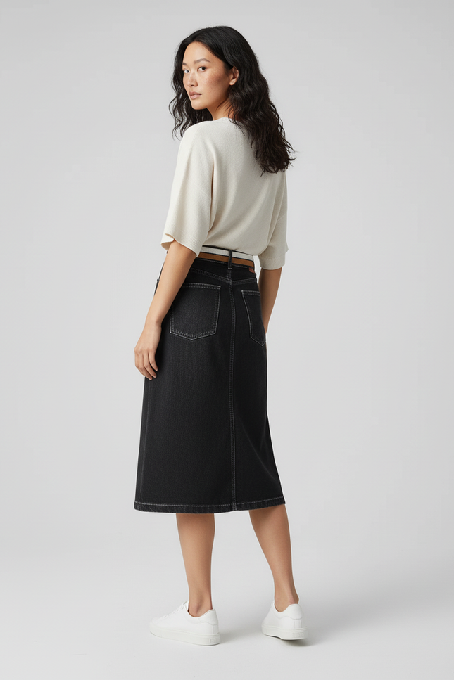 Jupe Jean Portefeuille Femme