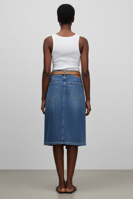 Jupe Portefeuille Droite