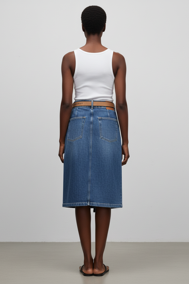 Jupe Portefeuille Droite