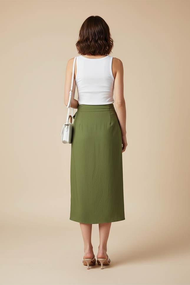 Jupe Portefeuille A Nouer