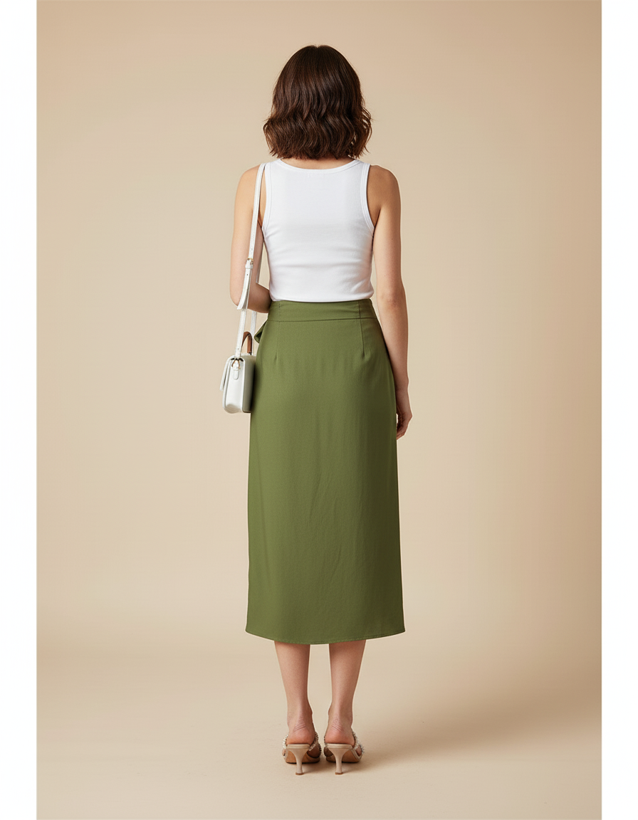 Jupe Portefeuille A Nouer