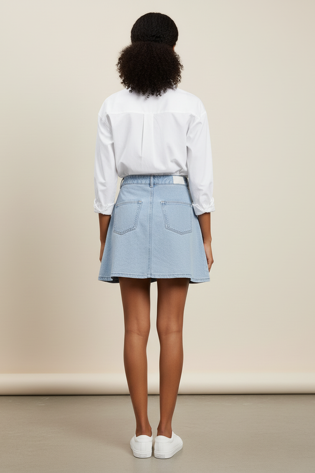 Jupe Portefeuille Volantée