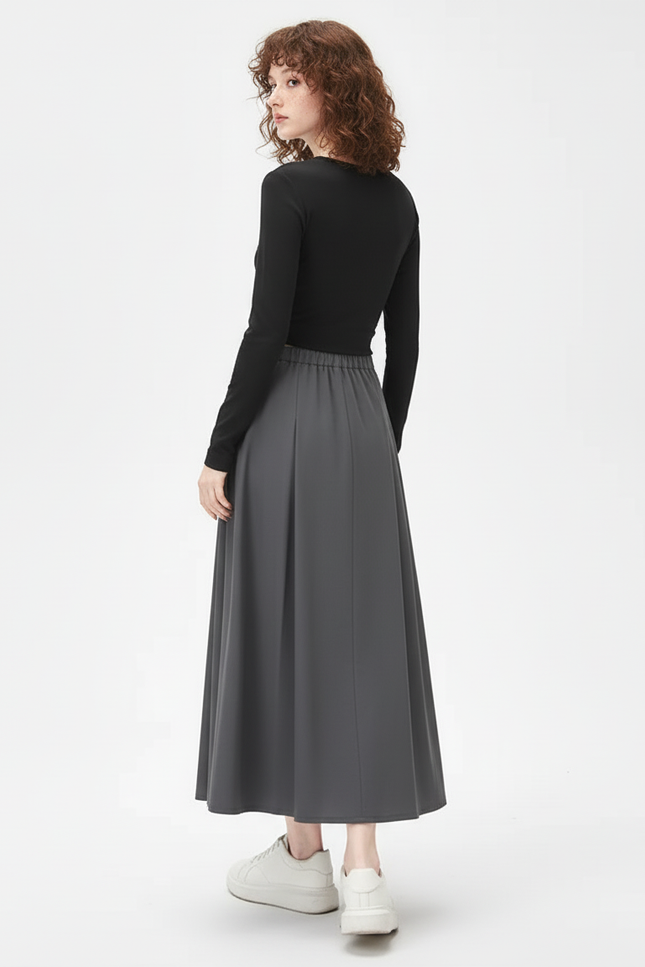 Jupe Portefeuille Plissée