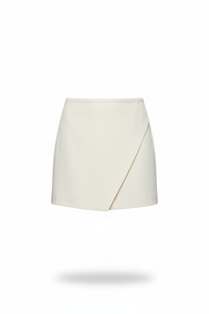 Jupe Portefeuille Beige