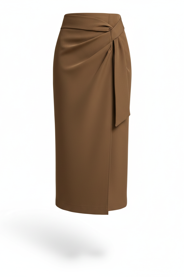 Jupe Portefeuille Drapée