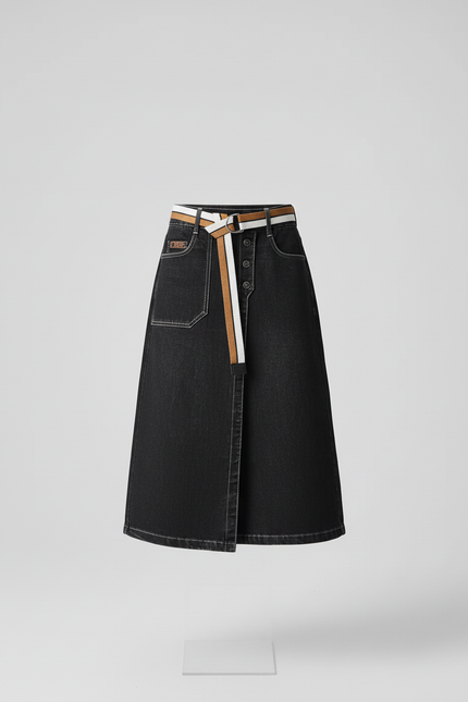 Jupe Jean Portefeuille Femme