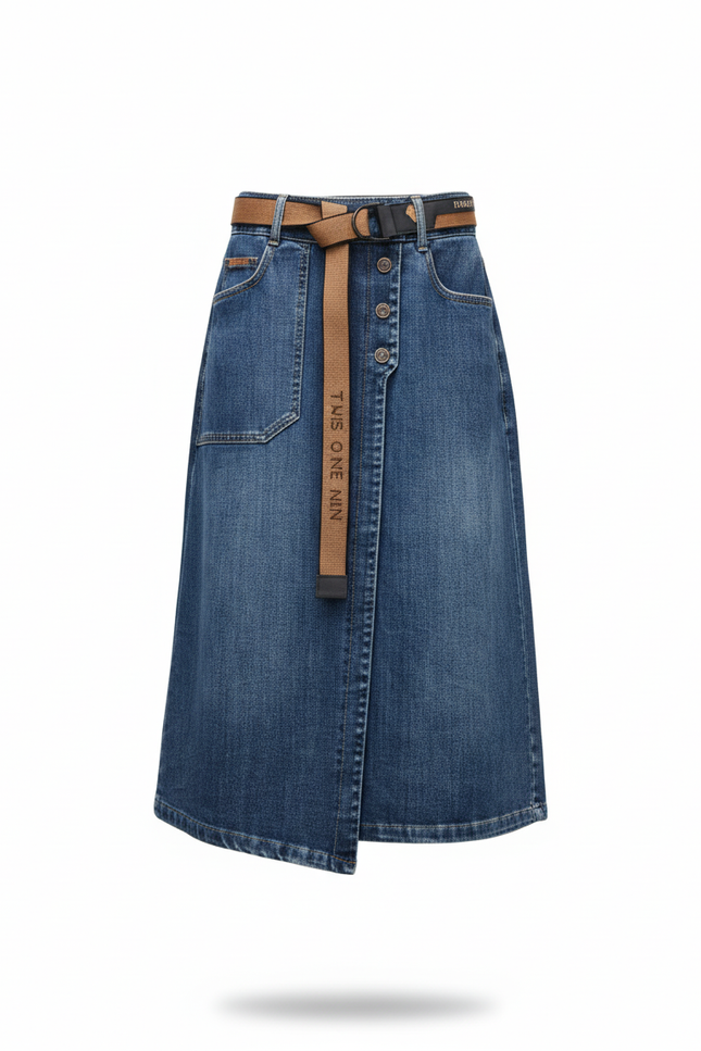 Jupe Portefeuille Droite