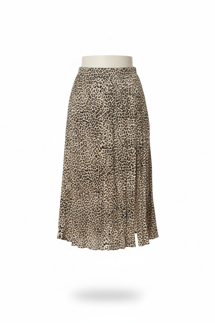 Jupe Longue Portefeuille Leopard