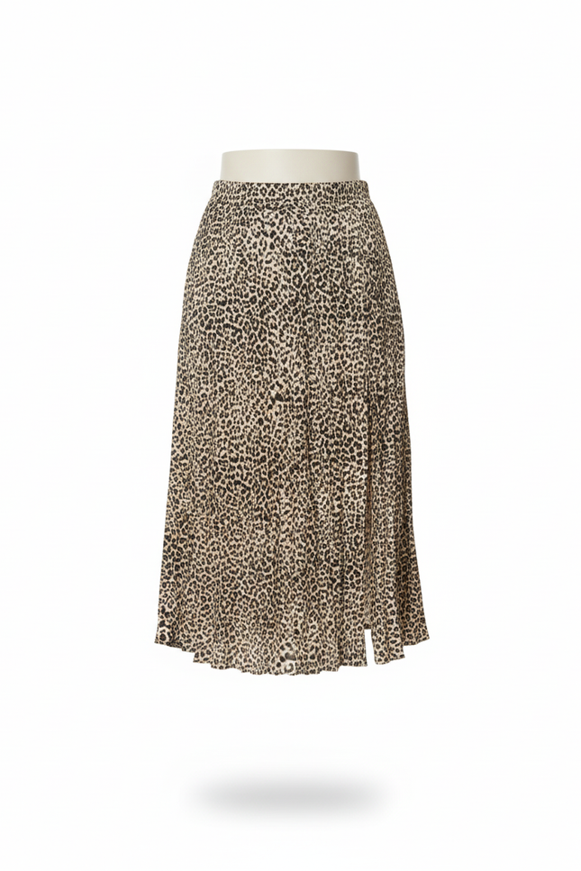 Jupe Longue Portefeuille Leopard