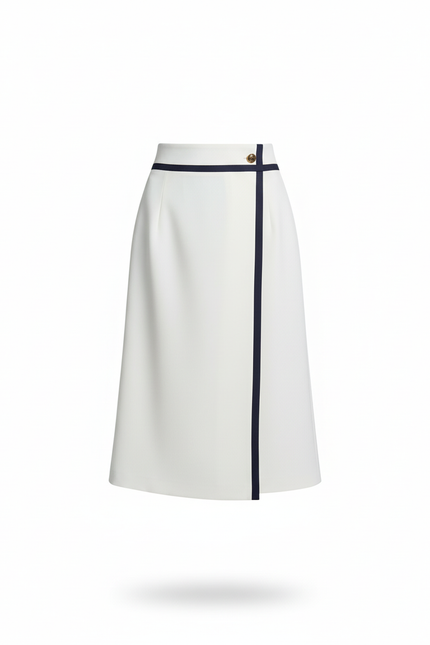 Jupe Portefeuille Rayé